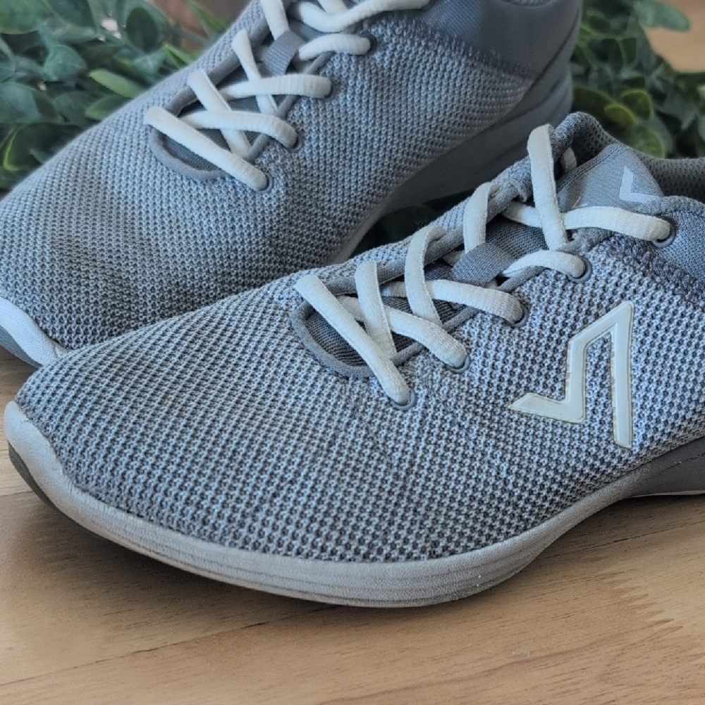 Vionic Gray Sneakers with Breathable Knit and Cushioned Sole - Picture 2 of 7